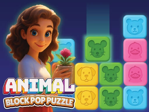 Animal Block Pop Puzzle image