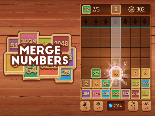 Merge Numbers Wooden edition image